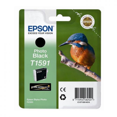 Epson Stylus Photo R2000 Cartucho Preto Photo , Epson , EPSC13T15914010 , 8715946482521